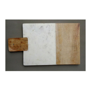 เขียงไม้และหินอ่อนสีขาวเครื่องครัวแฮนด์เมดคุณภาพสูงทนทานทันสมัยและสมบูรณ์แบบผู้ผลิตที่เชื่อถือได้ - Product Image 3