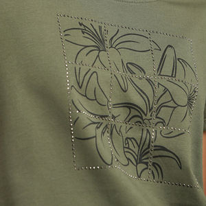 Camiseta sólida de manga corta con cuello redondo transpirable de algodón 100% para mujer de alta calidad con Camiseta estampada con logotipo para hombres y mujeres - Product Image 5