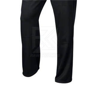 Pantalons de baseball et de softball personnalisés, coupe décontractée, sublimés, à rayures fines - Product Image 4