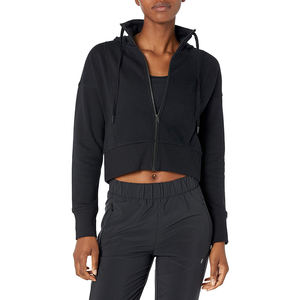 เสื้อฮู้ดมีซิปผ้าคอตตอนสไตล์เกาหลีผ้าถักเนื้อนุ่มสำหรับผู้หญิงเครื่องแต่งกายแนวสตรีทแบบลำลองในฤดูหนาว - Product Image 1