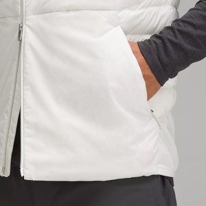 เสื้อกั๊กขนห่านมีฮู้ดสำหรับทุกเพศผ้าไนลอนพิมพ์ถ่ายเทความร้อน - Product Image 5