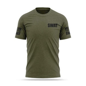 Último diseño Durable SWAT Camisas de rendimiento para hombre Mutil Color Versátil Camiseta que absorbe la humedad con logotipo Personalizar - Product Image 1
