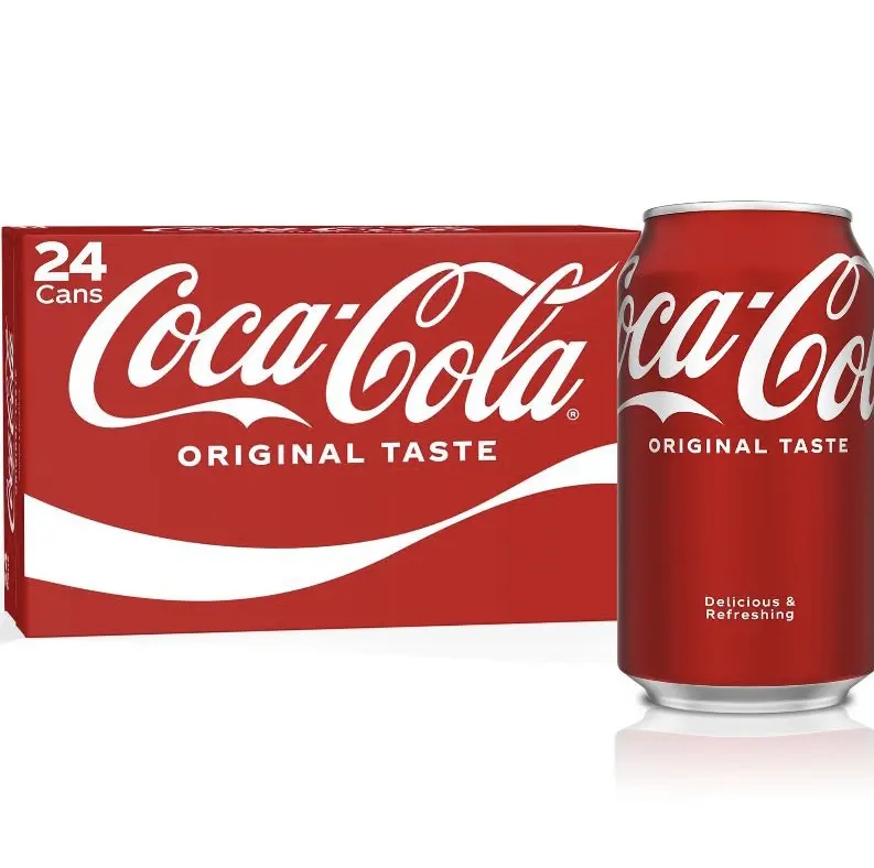 En çok satılan Coca Cola Soda % 100% orijinal tadı çevrimiçi, ticari klasik ferahlatıcı meşrubat dolum makinesi-24 paket/12 floz kutular
