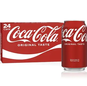 सर्वाधिक बिकने वाला कोका कोला सोडा 100% मूल स्वाद ऑनलाइन, वाणिज्यिक क्लासिक ताज़ा शीतल पेय - 24पैक/12 फ़्लूड आउंस डिब्बे