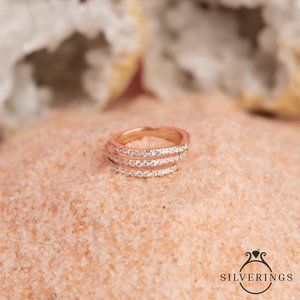 Silverings Anillo Glamour Time de Plata de Ley 925 con Circonita para Regalo - Product Image 4