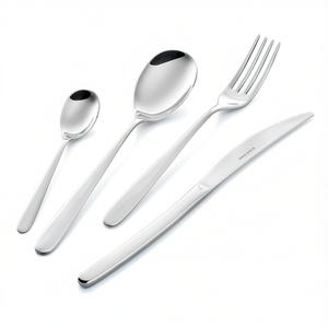 Ensemble de couverts en acier inoxydable poli chromé GRIFFE COF24GR de 24 pièces, ensemble de couteaux pour la cuisine à domicile - Product Image 2