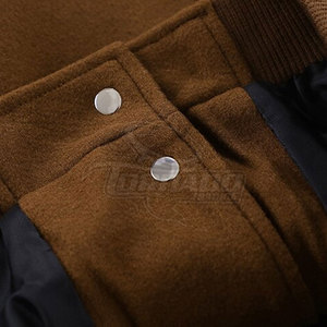 2024 à la mode hommes léger haute qualité tricoté veste respirant bouton fermeture XL printemps col montant lettre haute rue - Product Image 3