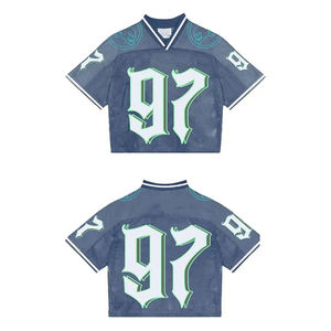 Uniforme de Fútbol Americano Personalizado de Spandex/Algodón/Fibra de Bambú, Sublimación de Alta Calidad, Transpirable, Corto, Talla Grande - Product Image 6