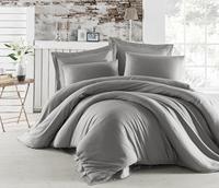 Parures de lit Zadetex 100% coton satiné, écologiques, 300 fils, modernes, durables, hypoallergéniques, faciles à nettoyer, respirantes et colorées