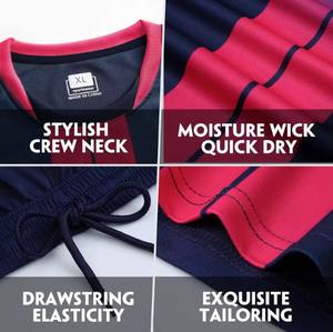 Conception personnalisée Uniforme de football en tissu de qualité supérieure Large gamme de tailles Nouveau style de chemises d'entraînement pour la pratique du football Porter - Product Image 6