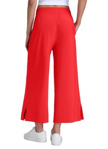 Windproof Cotton <b>Pants</b> with Heat-Transfer Printing Women's <b>Pants</b> & Trousers High Quality Wholesale Flared Trousers - Product Image 6