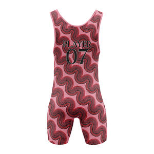 Justaucorps de lutte personnalisé pour hommes, équipe américaine, 4 jeux avec sangle réglable et fermeture à velcro - Product Image 2