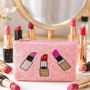 Monedero de Cuentas Bordadas, Accesorio de Moda, Regalo Elegante, Monedero de Cuentas Hecho a Mano - Product Image 4