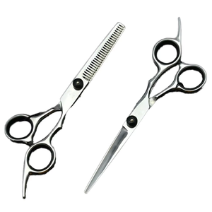 Ensemble de ciseaux de coupe de cheveux, kit de ciseaux de coiffure avec rasoir, outil de coiffeur, salon - Product Image 2