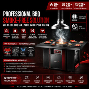 <span class=keywords><strong>Tuyau</strong></span> d'<span class=keywords><strong>évacuation</strong></span> de <span class=keywords><strong>fumée</strong></span> certifié UL pour barbecue coréen, boîte filtrante en acier 304, <span class=keywords><strong>tuyau</strong></span> rigide rétractable en acier inoxydable - Product Image 5