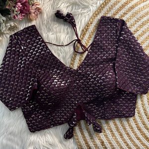 Readymade áo cho phụ nữ Ấn Độ phong cách thêu chuỗi làm việc áo cánh thêu nặng với mẫu đẹp tay áo - Product Image 6