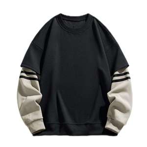 Sweat-shirts épais pour hommes, coupe ample, col rond, de qualité supérieure, en vente - Product Image 2