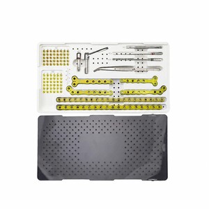 Kit d'instruments chirurgicaux vétérinaires de haute qualité avec plaques de blocage ALPS de 4,0 mm pour la réparation des fractures osseuses chez le chien - Product Image 1