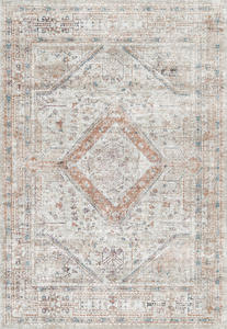 Adiva พรม20FT ผ้าแจ็คการ์ดโพลีเอสเตอร์ทอตุรกีเครื่องทำจากผ้าฝ้ายที่ล้างทำความสะอาดได้ในบ้านไม่ลื่นขายส่งแบบธรรมดา - Product Image 3