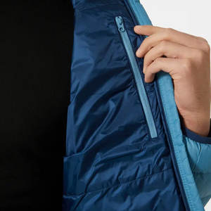 Chaqueta acolchada impermeable ligera para hombre, cuello levantado, embalaje personalizado, estilo callejero, patrón de letras, último estilo de invierno - Product Image 3