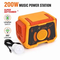 Batterie LiFePO4 1000W 12.8V 6Ah avec panneau solaire pour camping, soirées musicales, stockage d'énergie, utilisation automobile