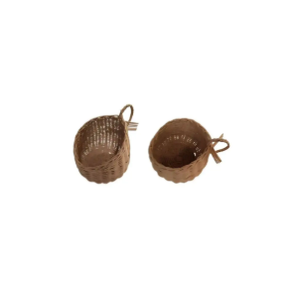 Mini panier CORE écologique artisanal indonésien artisanal de haute qualité pour accrocher au mur Produit unique - Product Image 2
