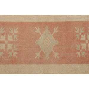 Alfombra Turca Vintage de 2.1x9.2 pies (65x279 cm), Alfombra Marrón Abstracta - Product Image 3