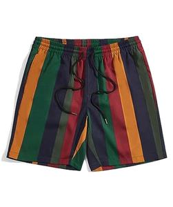 กางเกงขาสั้นบาสเก็ตบอลแบบวินเทจของผู้ชายกางเกงขาสั้นบาสเก็ตบอล100% โพลีเอสเตอร์สไตล์ลำลองฤดูร้อนทึบสองด้านลึกมีบริการ OEM - Product Image 4