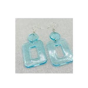 Pendientes de Resina Epoxi Hechos a Mano con Diseño Nuevo, Joyería de Moda, Pendientes de Resina Redondos de Alta Calidad, Hechos a Mano, Tamaño Personalizado - Product Image 1