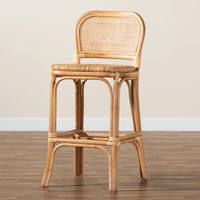 Tabouret de bar et de comptoir en rotin bohème écologique Handwicker meubles de chaise pour la cuisine en gros du Vietnam
