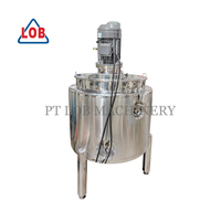 Cuve d'homogénéisation LOB 200L avec agitateur à ancre pour crèmes cosmétiques, lotions et cosmétiques liquides
