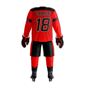 Top Sale High Quality Professional <b>Laced</b> <b>Collar</b> Sublimated Custom Uniform Youth Ice Hockey Jerseys Breathable Team Apparel Wear - Product Image 3