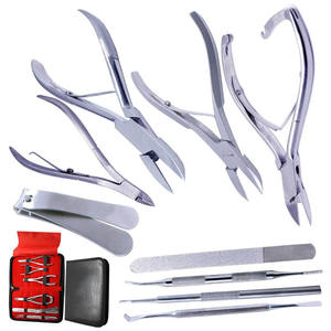 CE ISO Certified 7Pcs Manual Stainless Steel Podiatry Instruments <b>Kit</b> for Ingrowing <b>Nail</b> & Toe Surgery Hosanna Surgical - Product Image 3