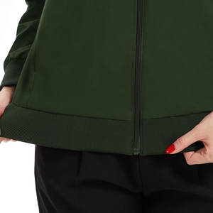 Chaqueta de mujer con logotipo personalizado de alta calidad y precio bajo, chaqueta de fregado transpirable ligera para mujer - Product Image 5