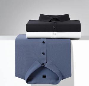 Polo d'affaires d'été pour hommes taille personnalisée séchage rapide élégant respirant haute qualité grande taille design décontracté court longueur - Product Image 4