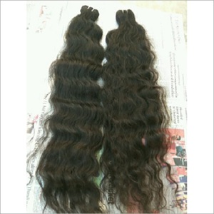 Extensiones de Cabello Virgen Indio Ondulado Doble Trama Tejido a Máquina Cabello Humano a Granel Estilo 1 - Product Image 4