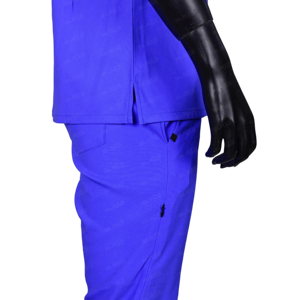 Veste d'hôpital moderne personnalisée sans manches col montant manches courtes pour les travailleurs de la santé uniformes pantalons joggeurs - Product Image 5