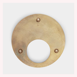 Dessous de plat en métal réutilisable rustique chic avec couvercle Plateau artisanal de qualité supérieure pour la cuisine à domicile, le service et l'affichage de table - Product Image 6