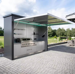 Mobili da Cucina per Esterni Resistenti alle Intemperie, Griglie per Barbecue da Esterno di Alta Qualità, Cucina da Esterno in Acciaio Inossidabile - Product Image 2