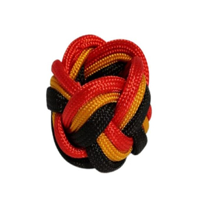 Cordons en paracorde multicolores élastiques faits à la main, avec nœuds turcs, pour foulards de scout et woggles, en polyester enduit - Product Image 1