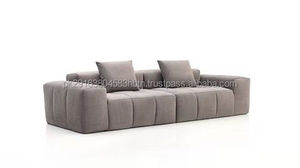 Conjunto de Sofás Modulares Cuadrados Minimalistas, Muebles de Sala de Estar Tapizados en Tela Cómoda para Hospitales - Product Image 2