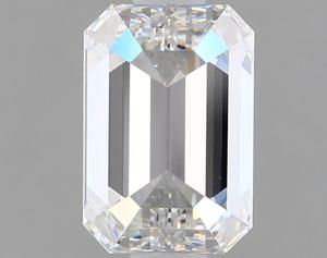 1,25 CT. CVD Lab Grown Emerald Diamond Cut F Color VVS2 7,39 MM IGI/Joyería única artística de piedras preciosas certificadas - Product Image 4