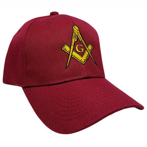 Casquette maçonnique structurée avec broderie, ajustement réglable, confortable pour les réunions cérémonielles, les activités de plein air et les tenues décontractées - Product Image 5