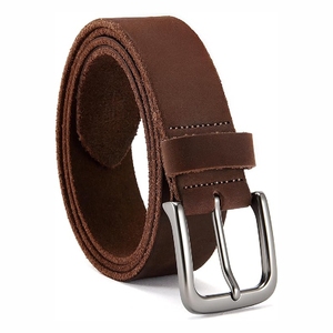 Ceinture en cuir à boucle ardillon de bonne qualité ceintures en cuir décontractées d'affaires de mode - Product Image 1