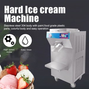 Machine à glace dure commerciale ICM-102 36-48L/H, congélateur vertical en acier inoxydable 220V pour gelato, fruits et lait - Product Image 6