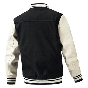 แจ็กเก็ตตั้งสไตล์ชิคาโกเสื้อแจ็กเก็ตผ้าแคนวาสแบบวินเทจพร้อมโลโก้ด้านหน้าสำเร็จสำหรับฤดูหนาว - Product Image 2