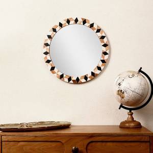 Miroir incrusté en résine disponible dans toutes les tailles et tous les styles Décoration murale Cadre de miroir en nacre - Product Image 3