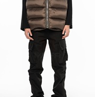 Ventes en gros de sweats à capuche d'hiver pour hommes personnalisés, veste matelassée en toile légère, à capuche, imperméable, réversible, service OEM 2024