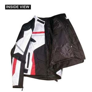 เสื้อแจ็คเก็ตมอเตอร์ไซค์ทัวร์ริ่ง AirTrek แบบ unisex กันน้ำ 10,000 มม. ลายตาข่ายแบบเรียบ ระบายอากาศ แห้งเร็ว ใช้ได้ทุกฤดู พร้อมชุดเกราะป้องกันสำหรับนักขี่ - Product Image 3