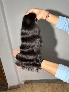 Extensiones de cabello humano Remy sin procesar con ondas naturales de la India virgen 100%, cutícula alineada, proveedor mayorista - Product Image 2
